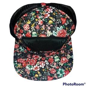 Floral Vans of the wall Snapback Hat